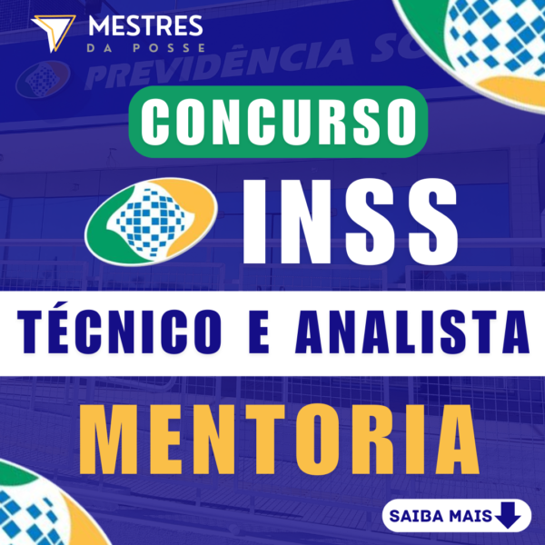 Consultoria de Estudos para o Concursos do INSS - Plano Mensal